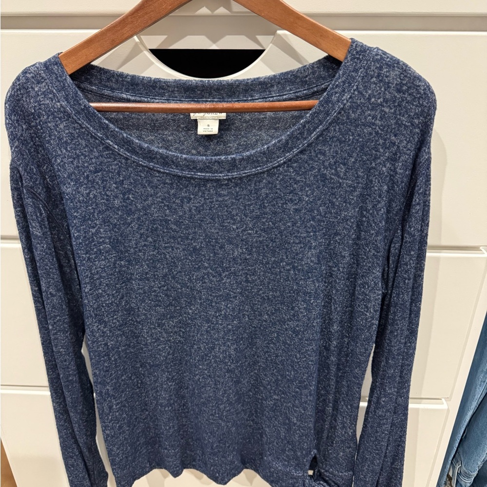 J. Crew Navy Long Sleeve Shirt